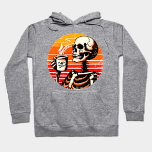 Skeleton Coffee dead Hoodie